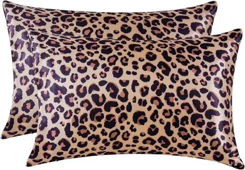 Miniatura 81 de MR&HM - Funda de almohada de satén 16- verde floral