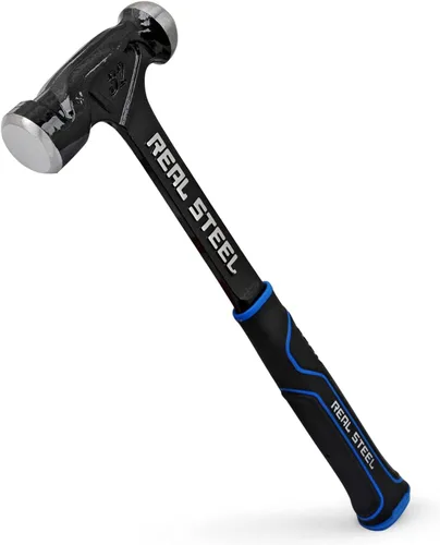 Miniatura 9 de REAL STEEL Martillo de bola de acero forjado de una sola pieza de 16 onzas, negro
