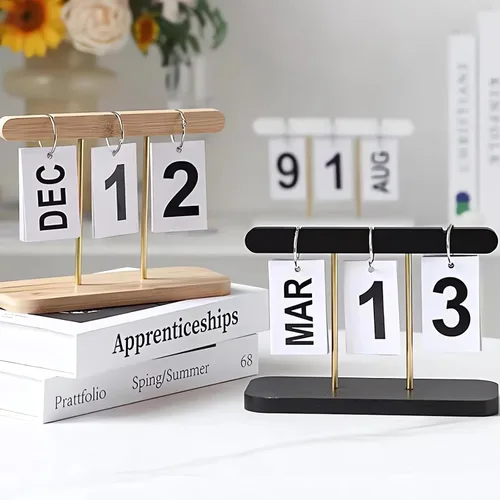 Miniatura 6 de Calendario Diario Perpetuo Desechable para Escritorio 2026 Reutilizable Accesorios de Oficina para Escritorio Decoración para el Hogar Accesorios