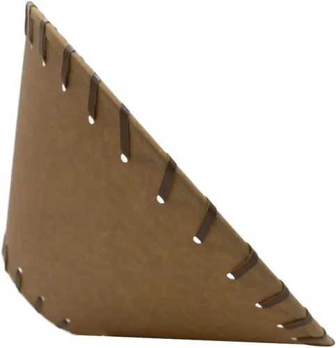 Miniatura 4 de Papel pergamino Kraft cosido Trim 14 pulgadas Chimenea Estilo Lámpara Sombra