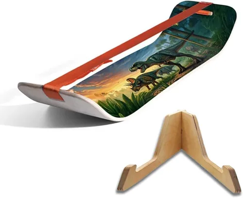 Miniatura 14 de GIBBON SlackBoard - GiBoard Balance Board Kids & Adults - Slackline Balance Trainer - Slack Board Core Workout Equipment Home Gym Training