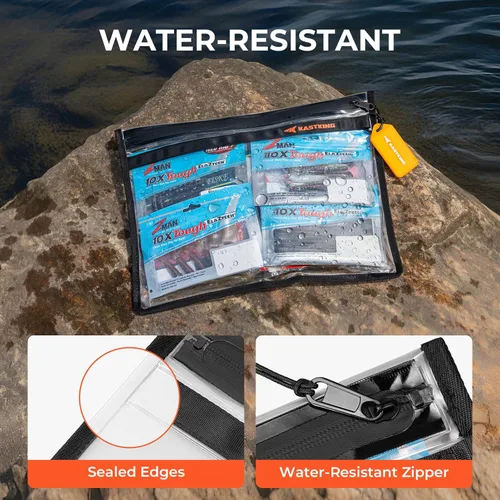 Miniatura 3 de KastKing Bolsa de Almacenamiento para Aparejos de Pesca BaitShield, Bolsa de Aparejos de Pesca, Bordes Sellados, Protección Resistente al Agua
