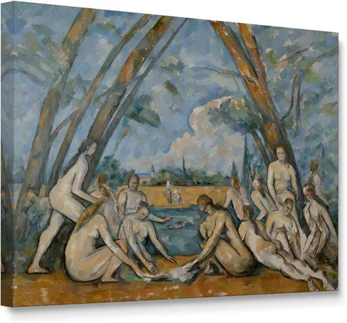 Miniatura 14 de Niwo ART - Montañas y mar, serie de pinturas más famosas del mundo, lienzo de pared para decoración del hogar, envoltura de galería, estirado