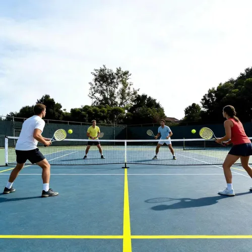 Miniatura 6 de ZENY Sistema de red de pickleball portátil con marco de metal y red de pickball de tamaño reglamentario de 22 pies con bolsa de transporte