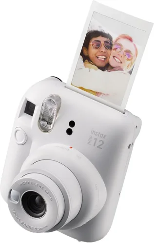 Miniatura 5 de Fujifilm Instax Mini 12 - Cámara instantánea color blanco arcilla + funda personalizada mínima + película Fuji Instax de 20 hojas, paquete doble