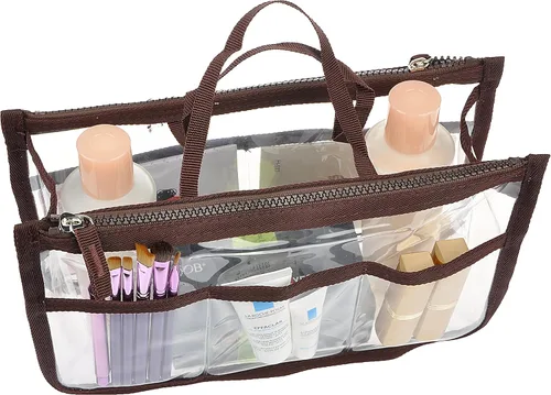 Miniatura 63 de Bolso de mano estilo cartera de Vercord para mujer con organizador incorporado, estampado bien definido, con manijas y cremallera, tamaño 2