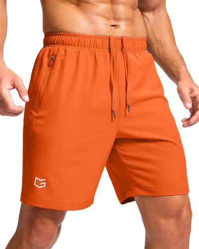 Miniatura 27 de G Gradual Pantalones cortos deportivos para correr para hombre con bolsillos con cremallera, de secado rápido, de 7 pulgadas, 5 pulgadas, 9