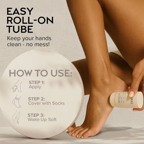 Miniatura 7 de ZAAINA Bálsamo para talones, crema milagrosa para pies 100% natural para alivio rápido, terapia de cuidado de pies hidratante intensiva para talones