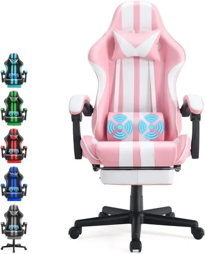Miniatura 17 de Ferghana - Silla ergonómica de juego Miami Blue para adultos y adolescentes