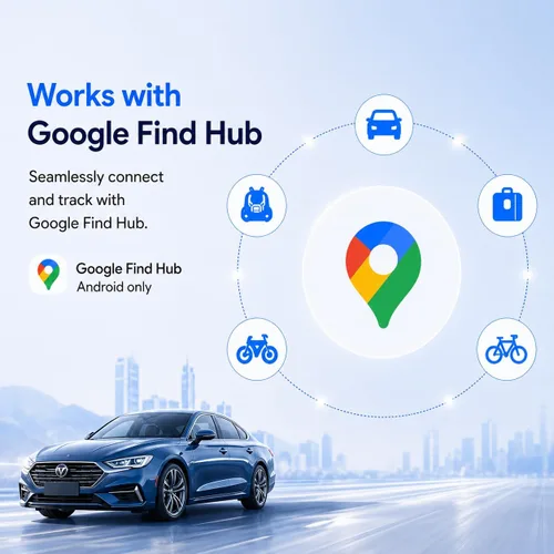 Miniatura 2 de Rastreador GPS para Vehículos, Rastreador de Automóvil Magnético Impermeable, Sin Cuotas Mensuales, Rastreador GPS Mini Portátil para Autos