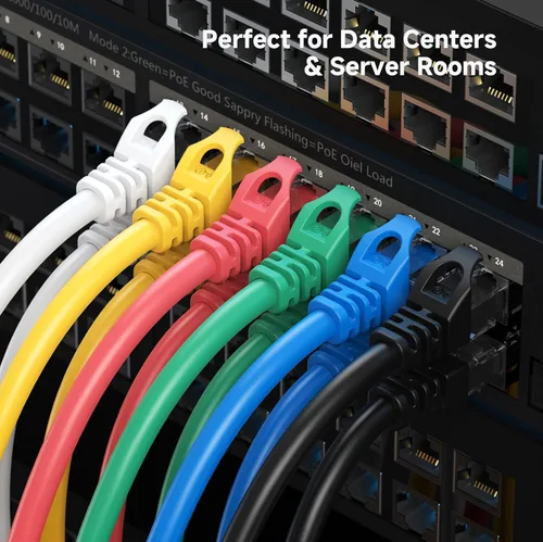 Miniatura 8 de Cable Matters Paquete de 8 cables Ethernet Cat 5e sin enganches, cable Gigabit Cat5e, cable Ethernet Cat5e, azul