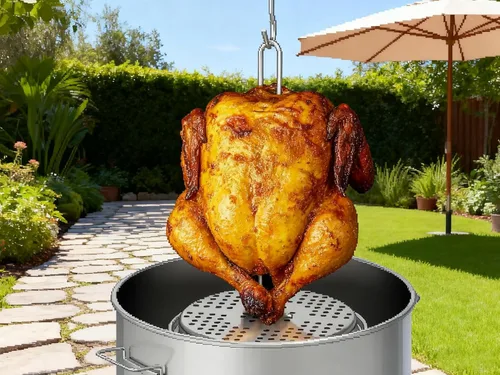 Miniatura 6 de Kit de accesorios de piezas de repuesto para freidora de pavo, para parrilla de freidora, gancho para freidora de pavo, colgador de freidora