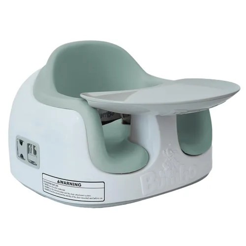 Bumbo Asiento múltiple 3 en 1 para 6 a 36 meses, asiento de viaje para bebés y bebés para alimentar y jugar, Agave, elevador portátil todo en uno