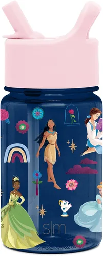 Miniatura 9 de Simple Modern Peppa Pig Botella de Agua Summit de Plástico Tritan para Niños 12 oz Taza Sin BPA con Tapa de Pajita Cubierta a Prueba de Fugas