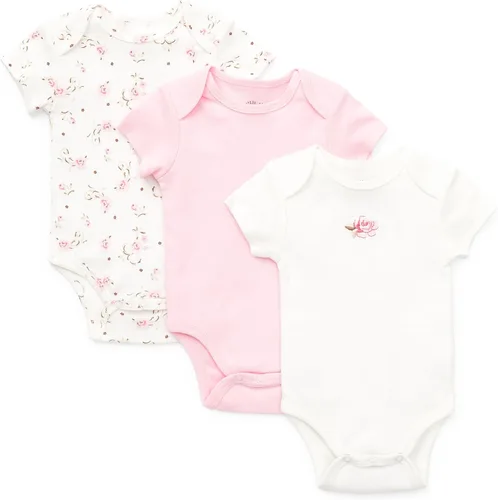 Miniatura 7 de Little Me Paquete de 3 mamelucos para niñas Multi