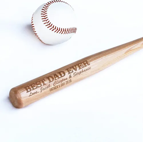 Miniatura 24 de Mini bate personalizado de 18 pulgadas, mini bate de béisbol personalizado, regalo de entrenador personalizado, regalo de equipo, pelota