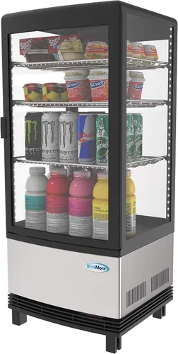 Miniatura 10 de KoolMore Refrigerador de pantalla CDCU-3C-BK, negro, 3 pies cúbicos