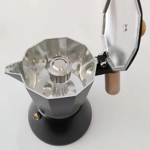 Miniatura 7 de Moka Pot - Válvula antisalpicaduras de acero inoxidable