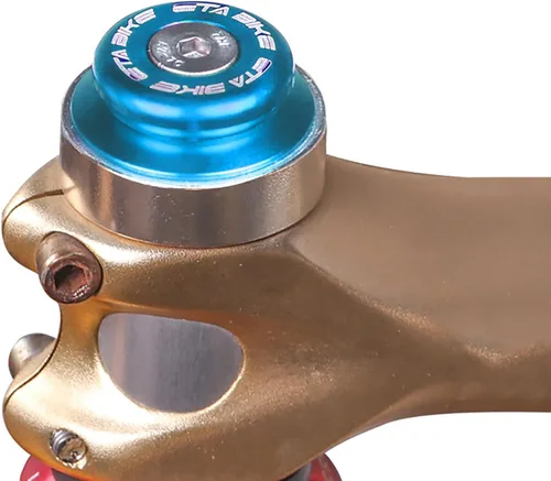 Cubierta superior para auriculares de bicicleta, tapa superior de aleación de aluminio, cubierta de tubo superior, tapa de botella de cerveza para