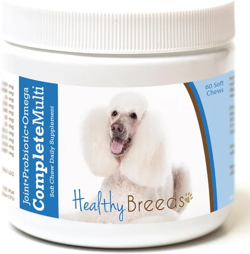 Miniatura 328 de Healthy Breeds Pug todo en uno multivitamínico suave masticable 60