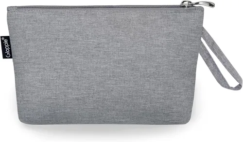 Miniatura 8 de Gloppie Bolsa de Maquillaje de Viaje Bolsas de Maquillaje para Mujeres Bolsa de Cosméticos Pequeña Bolsa de Maquillaje con Cremallera, S, Moda E