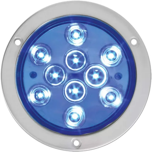 Miniatura 2 de Grand General 76850 - Luz LED (4 pulgadas Mega 10 Plus Am/Am con montaje en brida SS y coleta), 1 paquete
