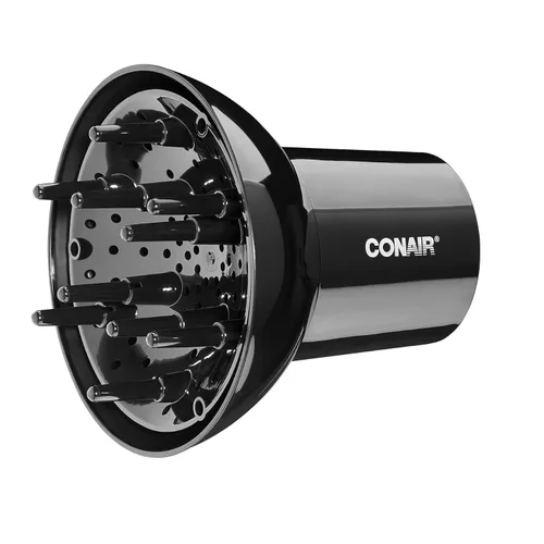 Miniatura 7 de Conair Difusor universal de cerámica doble para secador de pelo, difusor universal voluminizador para rizos sin encrespamiento, se adapta a Blanco