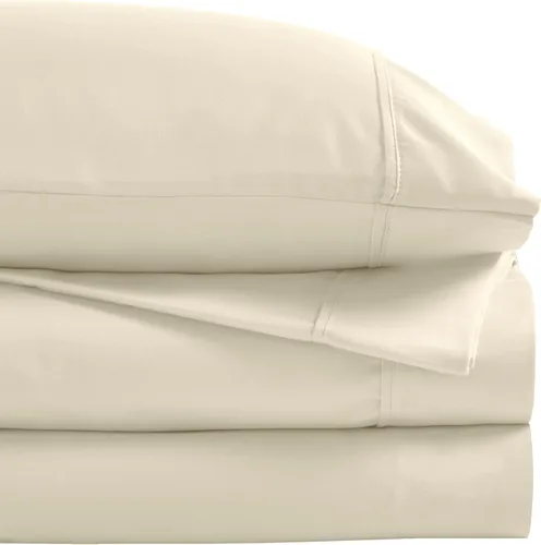 Miniatura 10 de Superior 1200 Thread Count Cotton Blend Sheet Set, Deep Pocket Sheets, 1 Elastic Deep Pocket Fitted Sheet, 1 Flat Sheet, 2 Pillowcases, Cotton Rich