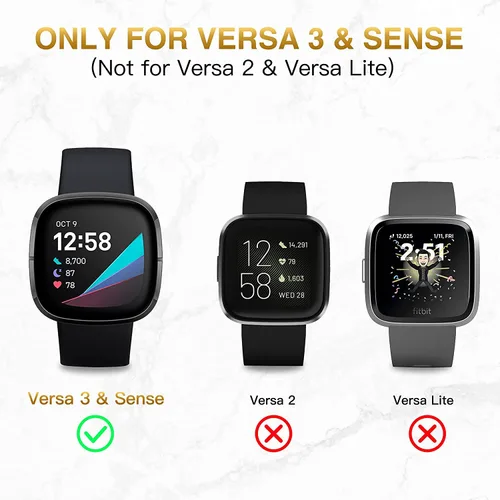 Miniatura 3 de Cable Cargador Compatible con Reloj Inteligente Fitbit Versa 4 / Sense/Versa 3 / Sense 2, Cable Soporte Base Cuna de Carga USB de Repuesto (3.3 pies)