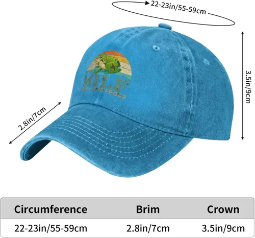 Miniatura 27 de Sombrero de ranas Hombre I Love Frogs Sombrero Hombres Gorra de béisbol Gorras ajustables