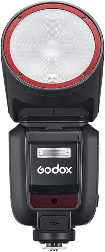 Miniatura 2 de Godox V100S Flash V100-S versión de EE. UU. Flash de pantalla táctil de cabeza redonda, sincronización de flash de obturador global de 100 Ws
