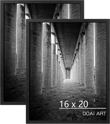 Miniatura 58 de DOAI ART Marco de póster de 16 x 20 pulgadas, paquete de 2 marcos de fotos de roble y veta de madera de 16 x 20 pulgadas para montaje en pared
