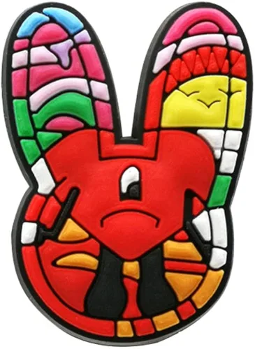 Miniatura 6 de 32 dijes de cocodrilo de conejo malo para niñas y niños, accesorios de zapatos de PVC para mujeres y hombres, zapatos de pulsera, decoraciones