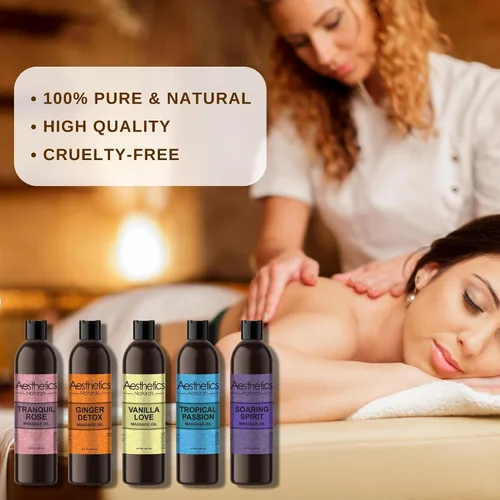Miniatura 6 de Aceite de masaje Aesthetic Naturals (desintoxicación de jengibre)