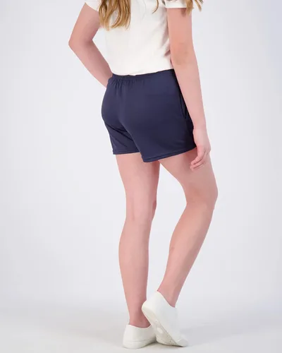 Miniatura 3 de Real Essentials Paquete de 4 pantalones cortos deportivos de malla para niñas con bolsillos