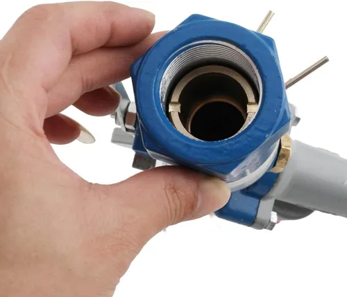 Miniatura 9 de Pistola de riego ajustable de 360 grados, 2 unidades, pistola de riego industrial a gran escala, rociador de impacto para granjas, huertos, jardines