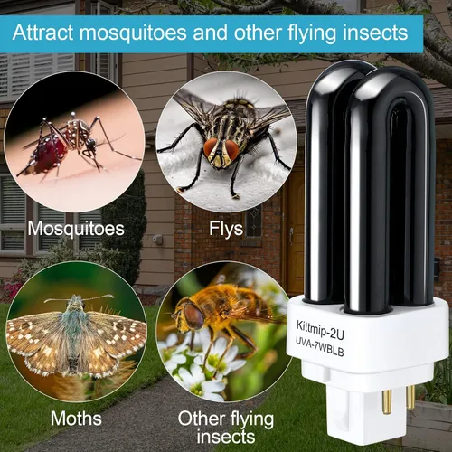 Miniatura 5 de Bombillas UV de repuesto 41050, bombillas de repuesto compatibles con DynaTrap DT1050 DT1100 DT1250, bombilla de repuesto de trampa de 1/2 acre