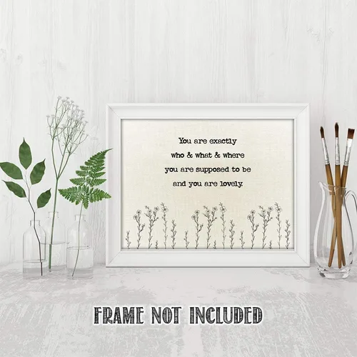 Miniatura 9 de TJ Originals - Arte de versículos bíblicos de Pedro 3:4 - Impresión artística de pared con texto en inglés "You Are Lovely You Are Special