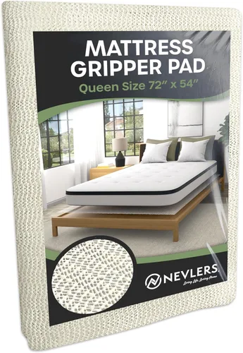 Miniatura 14 de Nevlers Almohadilla Antideslizante para Colchón Twin XL de 78" x 36" Topes de Cama para Prevenir que el Colchón se Deslice Agarraderas