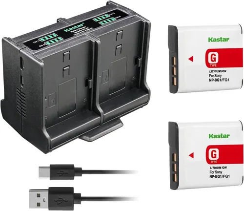 Miniatura 8 de Kastar Cargador de batería cuádruple compatible con cámara Sony DSC-H3, DSC-H7, DSC-H9, DSC-H10, DSC-H20, DSC-H50, DSC-H55, DSC-H70, DSC-H90