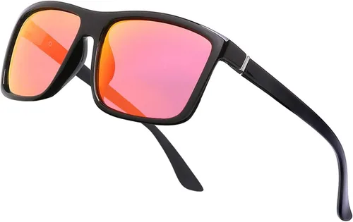 Miniatura 33 de Gafas de sol polarizadas deportivas para hombre, gafas de marco cuadrado NP1007