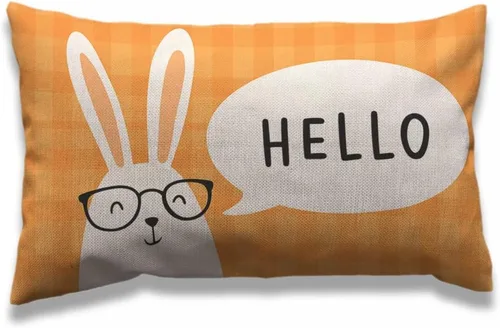 Miniatura 27 de AOYEGO Funda de almohada decorativa 12x20 pulgadas con diseño de aguacate haciendo ejercicio con aro hula hoop, fundas de almohada rectangulares