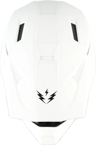 Miniatura 9 de 1Storm Casco de motocross juvenil ATV BMX Dirt Bike Go Kart Skate para niños, multideportes, adolescente, blanco brillante + gafas + guantes Paquete