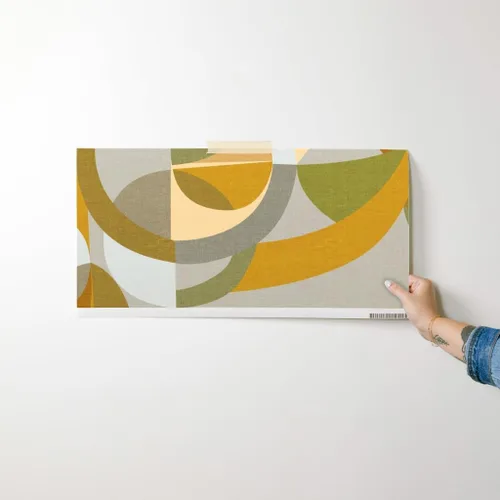 Miniatura 7 de Spoonflower Removable Wallpaper Swatch - Modern Circles Geometric Abstract Mod Minimalist Scandinavia Mid Custom Pre-Pasted Wallpaper
