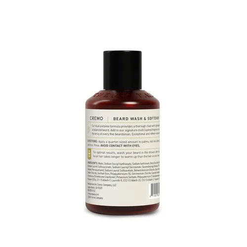 Miniatura 6 de Cremo Wild Mint - Suavizante para barba y raspaduras, suaviza y acondiciona el cabello facial grueso de todas las longitudes en solo 30 segundos, 6