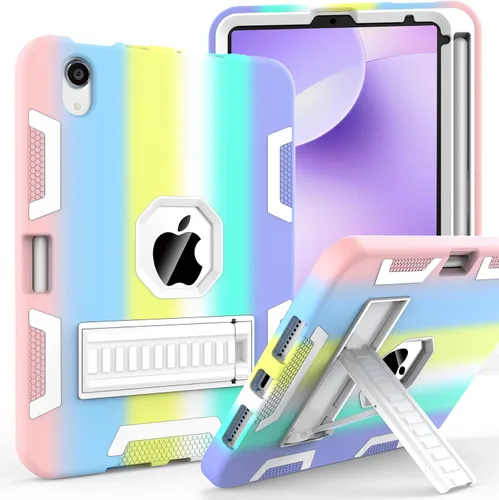 Miniatura 17 de CCMAO Funda para iPad mini 5 2019, iPad mini 4 2015, funda protectora híbrida resistente a prueba de golpes para iPad mini 5ª/4ª generación 7.9