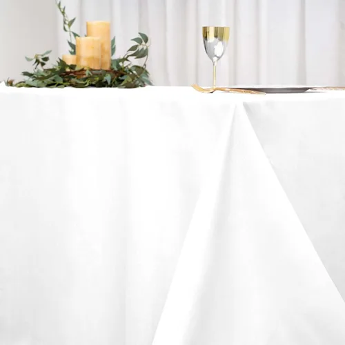 Miniatura 19 de Efavormart - Mantel redondo de poliéster de 108 pulgadas, 108 pulgadas, para bodas, fiestas, banquetes, restaurantes, color verde manzana
