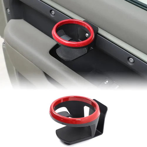 Miniatura 11 de Portavasos para automóvil compatible con Land Rover Defender 90 110 130 2020-2025 Expansor para bebidas Portavasos de expansión de puerta de agua