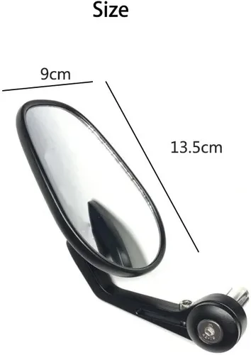 Miniatura 2 de Espejo retrovisor de motocicleta para Benelli TRK 502X TNT899 TRE BJ750 Leoncion 500, universal 0.866 in motocicleta manillar extremo espejo