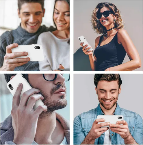 Miniatura 2 de Cordking - Carcasas para iPhone XR, de silicona muy delgada, a prueba de golpes, con forro de microfibra suave a prueba de rayones, de 6.1 pulgadas